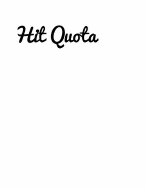 HIT QUOTA Logo (USPTO, 23.04.2013)