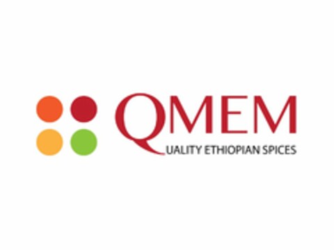 QMEM QUALITY ETHIOPIAN SPICES Logo (USPTO, 23.11.2013)