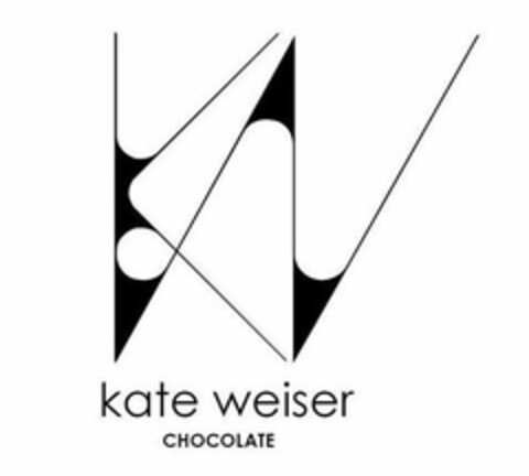 KW KATE WEISER CHOCOLATE Logo (USPTO, 17.03.2014)