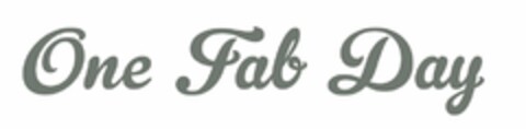 ONE FAB DAY Logo (USPTO, 23.07.2014)