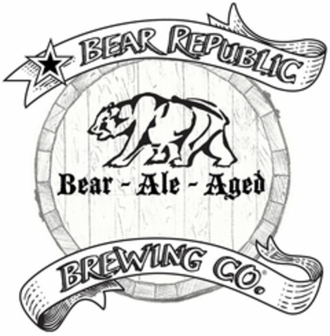 BEAR REPUBLIC BREWING CO. BEAR-ALE-AGED Logo (USPTO, 07.08.2014)