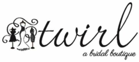 TWIRL A BRIDAL BOUTIQUE Logo (USPTO, 02/18/2015)