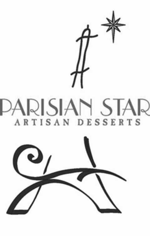 PARISIAN STAR ARTISAN DESSERTS Logo (USPTO, 05.03.2015)