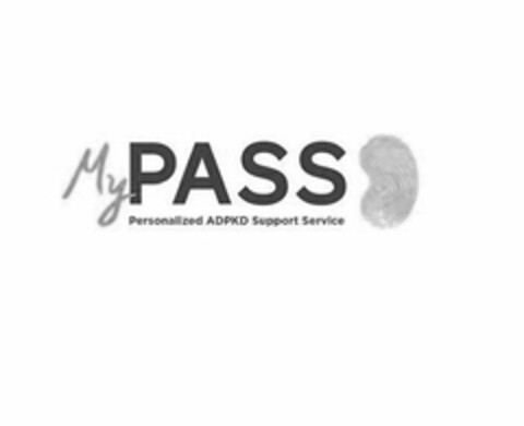 MYPASS PERSONALIZED ADPKD SUPPORT SERVICE Logo (USPTO, 19.05.2015)