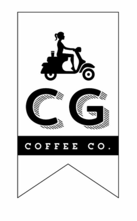 CG COFFEE CO. Logo (USPTO, 15.12.2015)