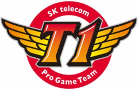 SK TELECOM T1 PRO GAME TEAM Logo (USPTO, 08/09/2016)