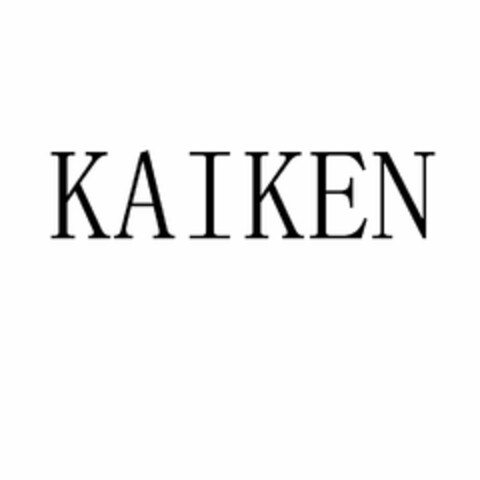 KAIKEN Logo (USPTO, 12/06/2016)