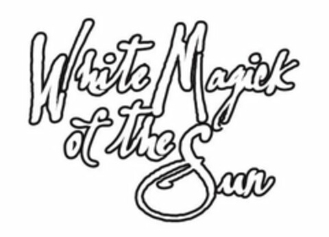 WHITE MAGICK OF THE SUN Logo (USPTO, 08.12.2016)