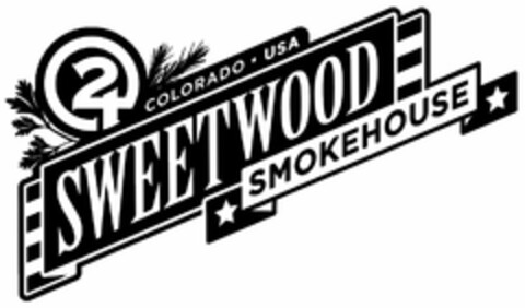 2 COLORADO USA SWEETWOOD SMOKEHOUSE Logo (USPTO, 01.06.2017)