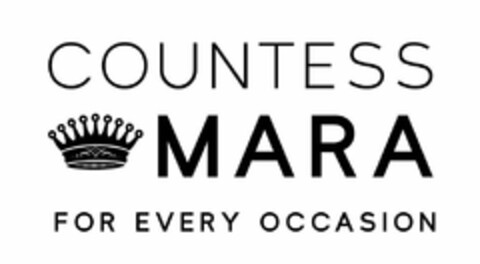 COUNTESS MARA FOR EVERY OCCASION Logo (USPTO, 06/05/2018)