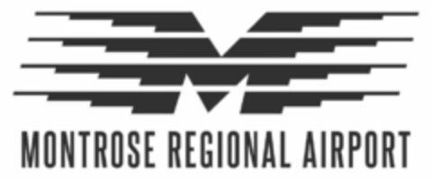 M MONTROSE REGIONAL AIRPORT Logo (USPTO, 06/12/2019)