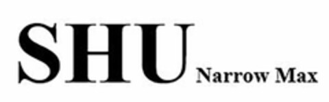 SHU NARROW MAX Logo (USPTO, 02.08.2019)