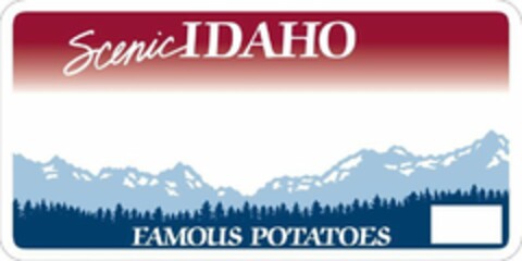 SCENIC IDAHO FAMOUS POTATOES Logo (USPTO, 06.12.2019)
