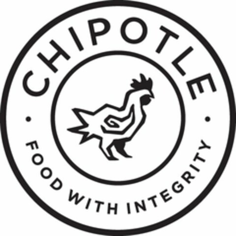 · CHIPOTLE · FOOD WITH INTEGRITY Logo (USPTO, 23.01.2009)