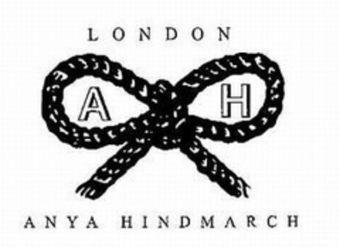 LONDON A H ANYA HINDMARCH Logo (USPTO, 12.03.2009)