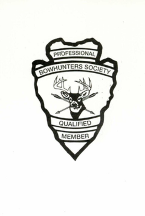 PROFESSIONAL BOWHUNTERS SOCIETY QUALIFIED MEMBER Logo (USPTO, 09/09/2009)