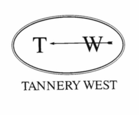 T W TANNERY WEST Logo (USPTO, 08.03.2010)