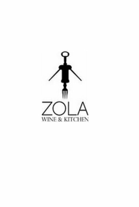 ZOLA WINE & KITCHEN Logo (USPTO, 23.08.2010)