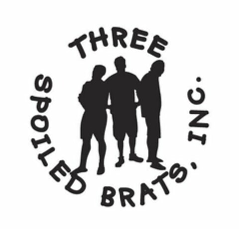 THREE SPOILED BRATS, INC. Logo (USPTO, 08.09.2010)