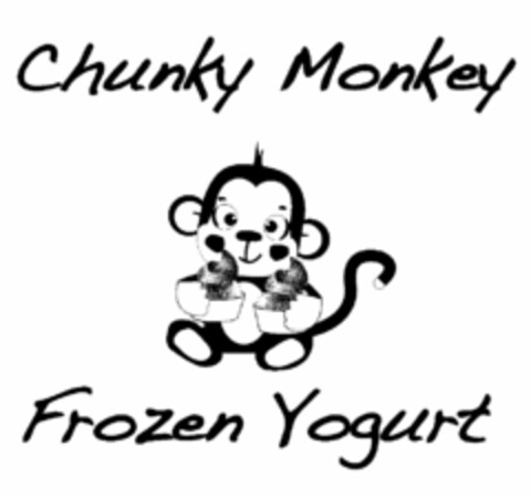 CHUNKY MONKEY FROZEN YOGURT Logo (USPTO, 27.12.2010)