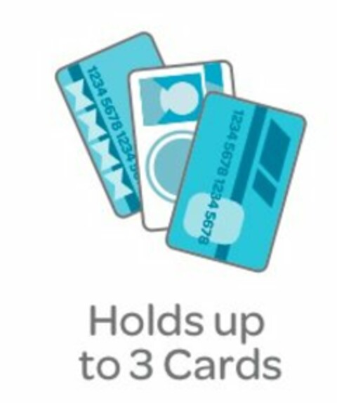 HOLDS UP TO 3 CARDS Logo (USPTO, 10/30/2011)