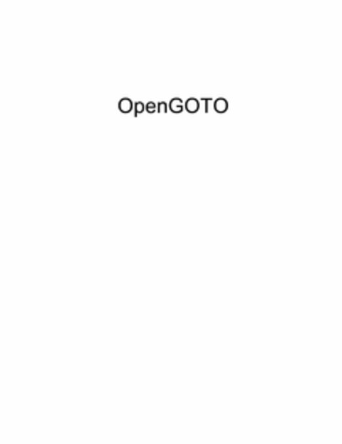 OPENGOTO Logo (USPTO, 05.11.2011)