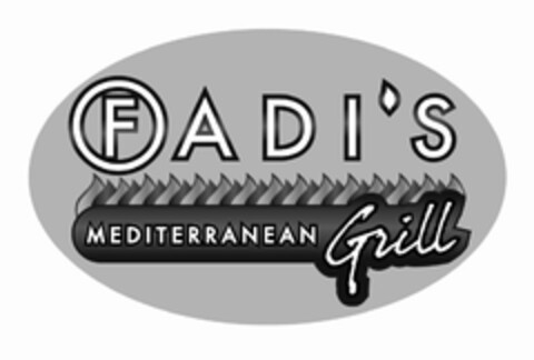 FADI'S MEDITERRANEAN GRILL Logo (USPTO, 20.12.2011)