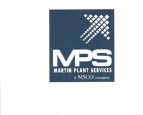 MPS MARTIN PLANT SERVICES A MSCO COMPANY Logo (USPTO, 19.04.2012)