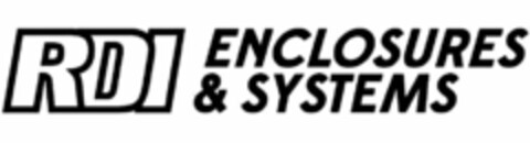 RDI ENCLOSURES & SYSTEMS Logo (USPTO, 11.02.2013)