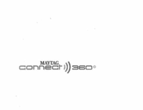 MAYTAG CONNECT 360° Logo (USPTO, 21.02.2013)