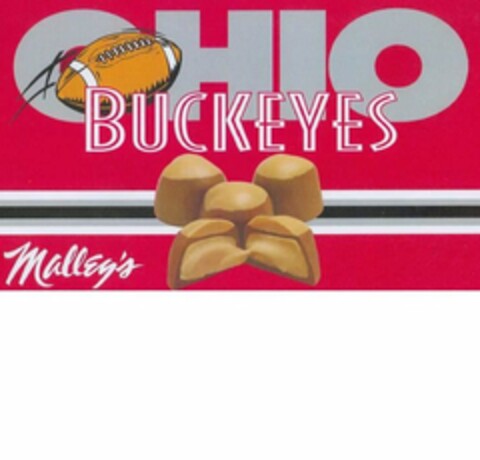 MALLEY'S OHIO BUCKEYES Logo (USPTO, 21.02.2013)
