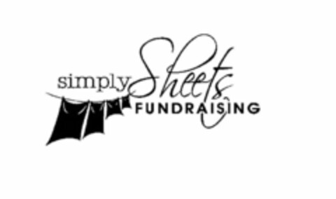 SIMPLY SHEETS FUNDRAISING Logo (USPTO, 06/24/2014)