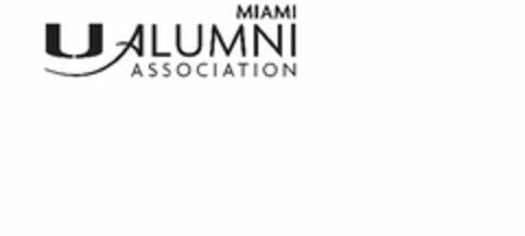 U MIAMI ALUMNI ASSOCIATION Logo (USPTO, 08/15/2014)