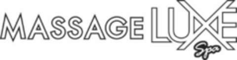 MASSAGELUXE SPA Logo (USPTO, 10/08/2014)