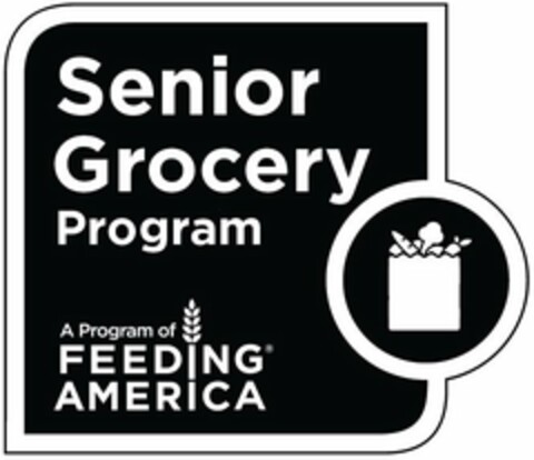 SENIOR GROCERY PROGRAM A PROGRAM OF FEEDING AMERICA Logo (USPTO, 29.05.2015)