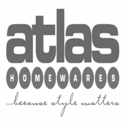 ATLAS HOMEWARES ...BECAUSE STYLE MATTERS Logo (USPTO, 10.02.2016)