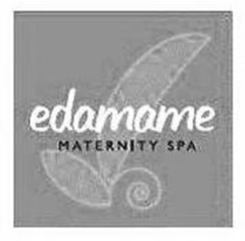 EDAMAME MATERNITY SPA Logo (USPTO, 12/08/2016)