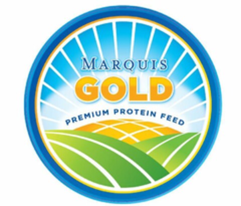 MARQUIS GOLD PREMIUM PROTEIN FEED Logo (USPTO, 08/27/2018)