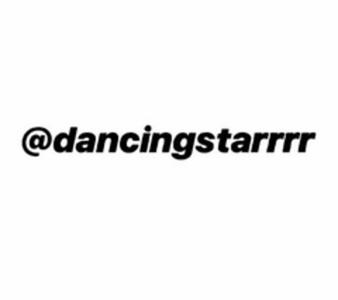 @DANCINGSTARRRR Logo (USPTO, 17.09.2018)