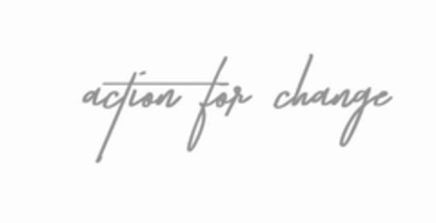 ACTION FOR CHANGE Logo (USPTO, 10.10.2018)