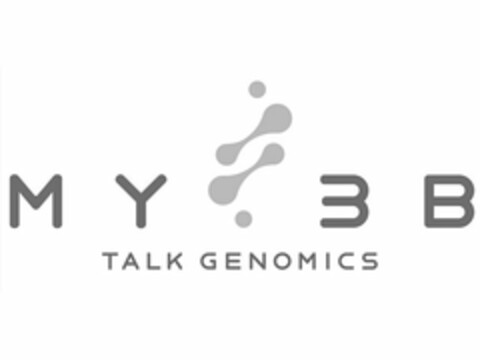 MY 3B TALK GENOMICS Logo (USPTO, 11/13/2018)