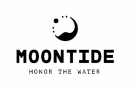 MOONTIDE HONOR THE WATER Logo (USPTO, 05/20/2019)