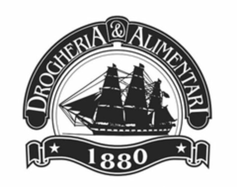 DROGHERIA & ALIMENTARI 1880 Logo (USPTO, 09/03/2019)