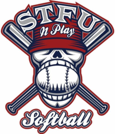 STFU N PLAY SOFTBALL Logo (USPTO, 12/31/2019)