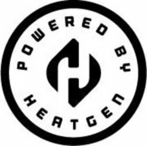 H POWERED BY HEATGEN Logo (USPTO, 03/16/2020)