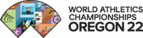 WORLD ATHLETICS CHAMPIONSHIPS OREGON 22 1859 Logo (USPTO, 06.04.2020)