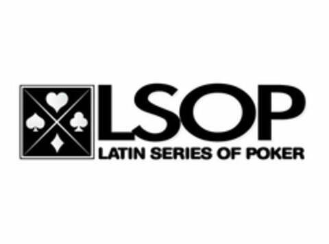 LSOP LATIN SERIES OF POKER Logo (USPTO, 04/06/2009)