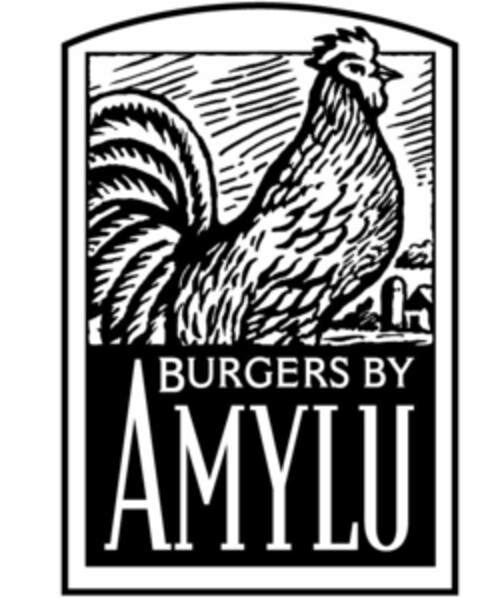 BURGERS BY AMYLU Logo (USPTO, 05/15/2009)