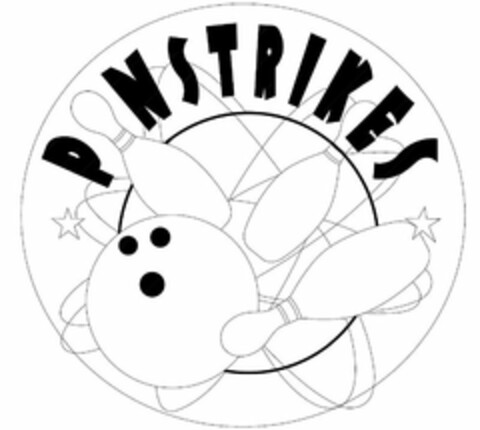 PINSTRIKES Logo (USPTO, 29.07.2010)