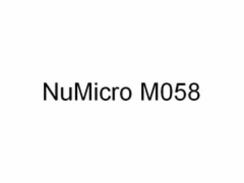 NUMICRO M058 Logo (USPTO, 10.08.2010)